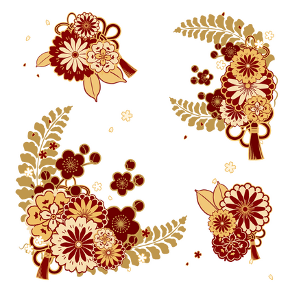 yoake yukata pattern